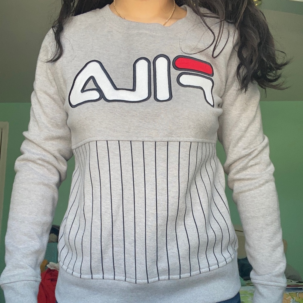 Fila gray crewneck sweater